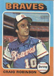1975 Topps Baseball Cards      367     Craig Robinson